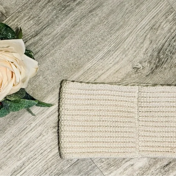 BRAND NEW Love Your Melon Cream Knit Headband Head Wrap NEW - NWOT - Picture 3 of 5